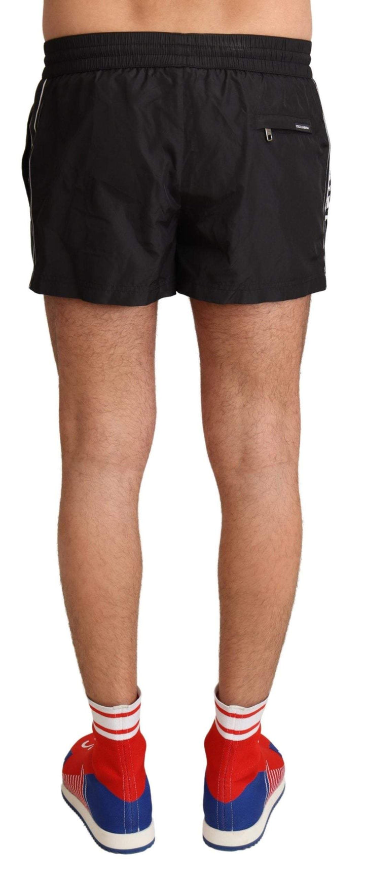 Dolce & Gabbana Black King Mens Beachwear Swimwear Shorts #men, Black, Dolce & Gabbana, feed-agegroup-adult, feed-color-Black, feed-gender-male, IT3 | XS, IT5 | M, IT6| L, Swimwear - Men - Clothing at SEYMAYKA