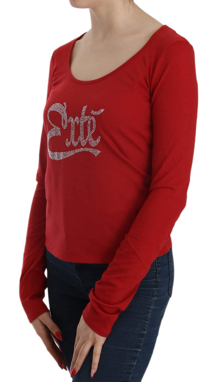 Exte  Crystal Embellished Long Sleeve Blouse #women, Catch, Exte, feed-agegroup-adult, feed-color-red, feed-gender-female, feed-size-IT38|XS, feed-size-IT40|S, feed-size-IT44|L, feed-size-IT46|XL, Gender_Women, IT38|XS, IT40|S, IT42|M, IT44|L, IT46|XL, Kogan, Red, Tops & T-Shirts - Women - Clothing, Women - New Arrivals at SEYMAYKA