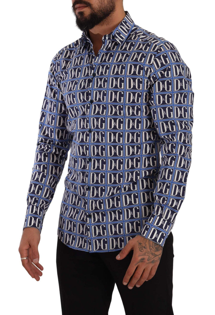 Dolce & Gabbana Blue  Shirt #men, Blue, Dolce & Gabbana, feed-1, IT37 | XS, IT38 | XS, IT39 | S, IT40 | M, Shirts - Men - Clothing at SEYMAYKA