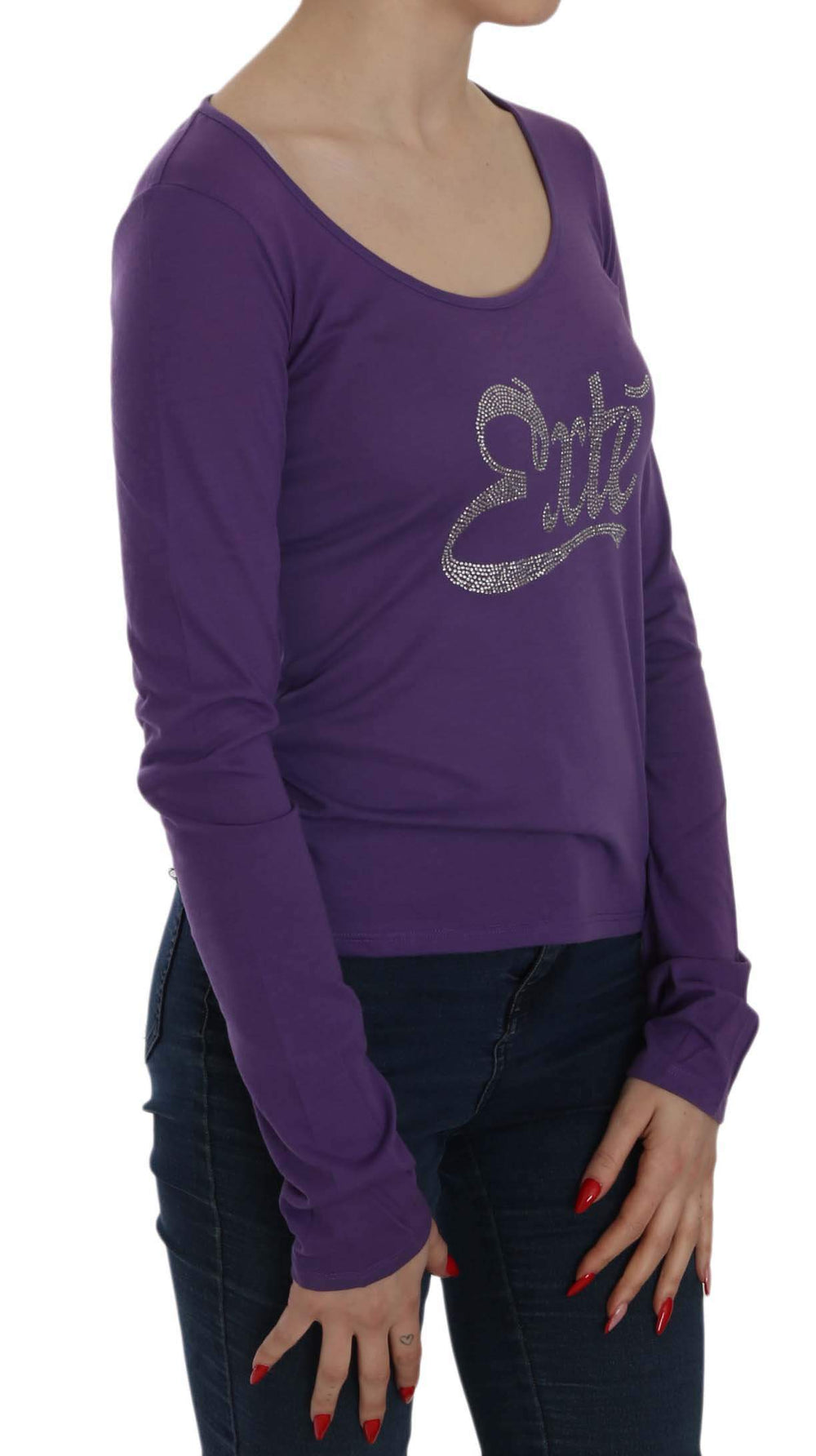 Exte Purple Crystal Embellished Long Sleeve Casual Top #women, Catch, Exte, feed-agegroup-adult, feed-color-purple, feed-gender-female, feed-size-IT38|XS, feed-size-IT40|S, feed-size-IT42|M, feed-size-IT44|L, feed-size-IT46|XL, Gender_Women, IT38|XS, IT40|S, IT42|M, IT44|L, IT46|XL, Kogan, Purple, Tops & T-Shirts - Women - Clothing, Women - New Arrivals at SEYMAYKA