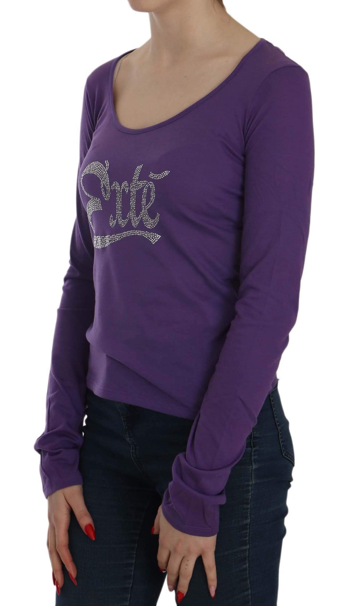 Exte Purple Crystal Embellished Long Sleeve Casual Top #women, Catch, Exte, feed-agegroup-adult, feed-color-purple, feed-gender-female, feed-size-IT38|XS, feed-size-IT40|S, feed-size-IT42|M, feed-size-IT44|L, feed-size-IT46|XL, Gender_Women, IT38|XS, IT40|S, IT42|M, IT44|L, IT46|XL, Kogan, Purple, Tops & T-Shirts - Women - Clothing, Women - New Arrivals at SEYMAYKA