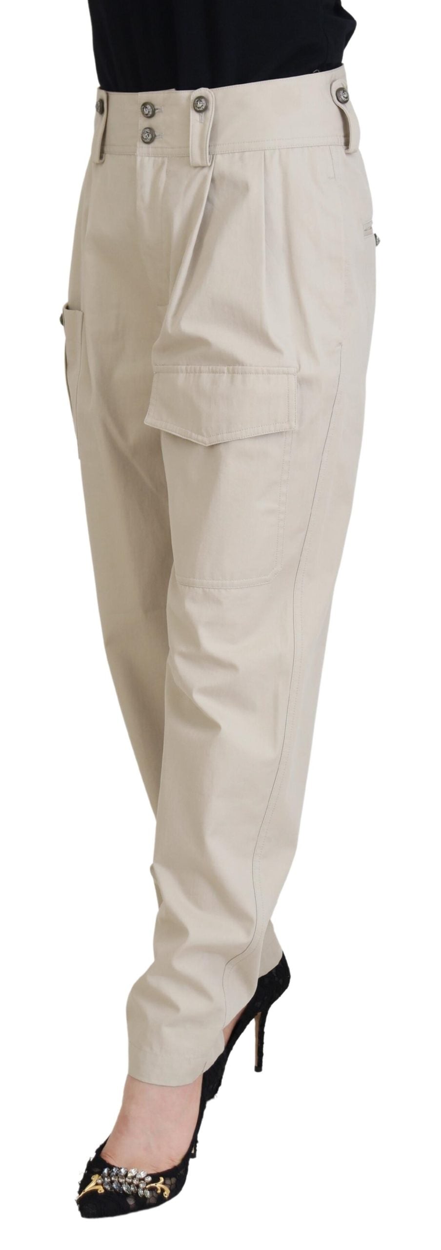 Dolce & Gabbana Beige Cotton  Cargo Pants