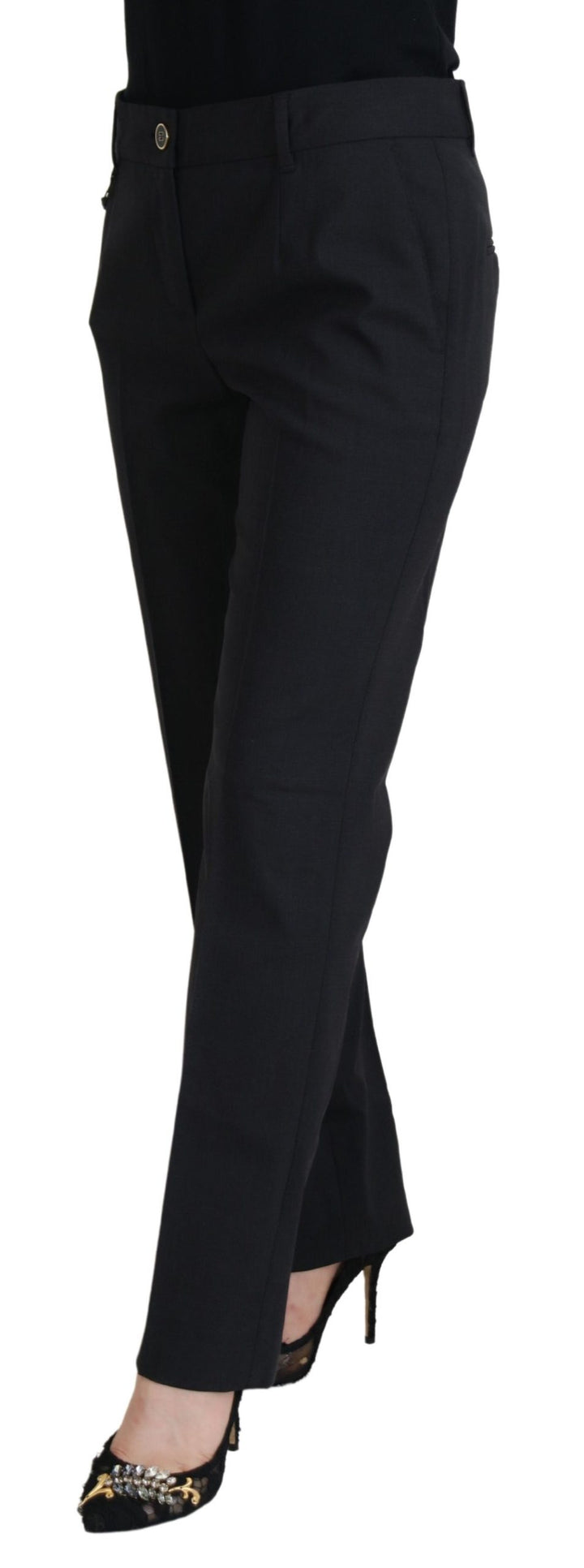 Dolce & Gabbana Grey  Formal Tapered Pants