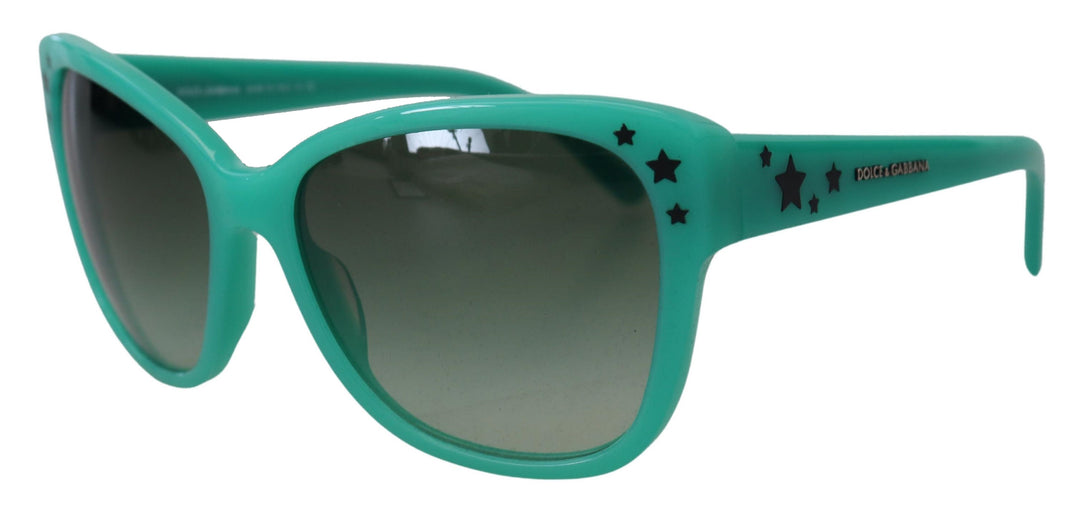 Dolce & Gabbana Green Stars Acetate Square Shades DG4124  Sunglasses