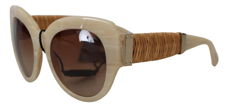 Dolce & Gabbana Beige Acetate Full Rim Brown Lense DG4294 Sunglasses