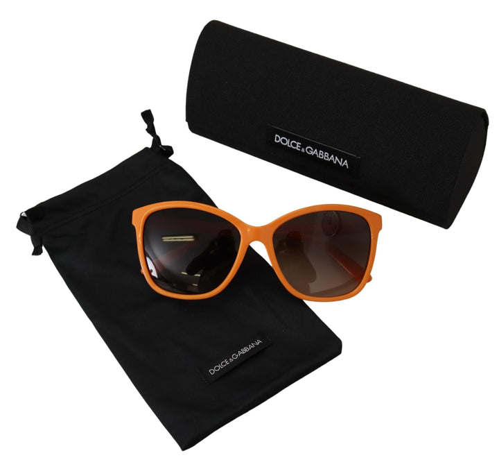 Dolce & Gabbana Orange Acetate Frame Round Shades DG4170PM Sunglasses