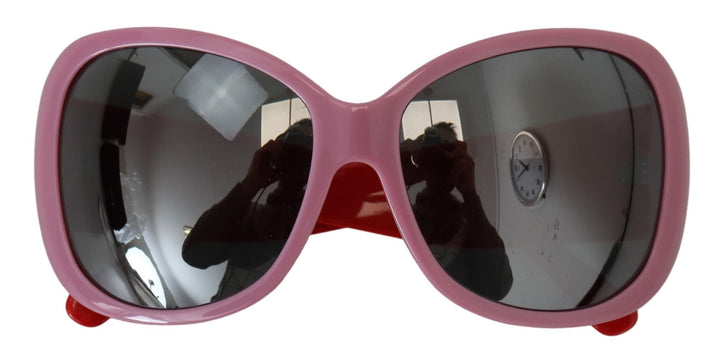 Dolce & Gabbana Pink Red Plastic Frame Oversized DG4033 Sunglasses