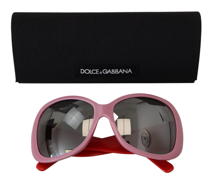 Dolce & Gabbana Pink Red Plastic Frame Oversized DG4033 Sunglasses