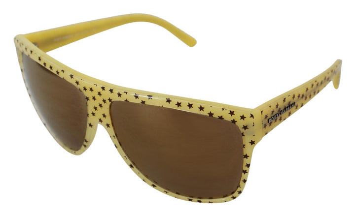 Dolce & Gabbana Yellow Stars Acetate Square Shades DG4125 Sunglasses