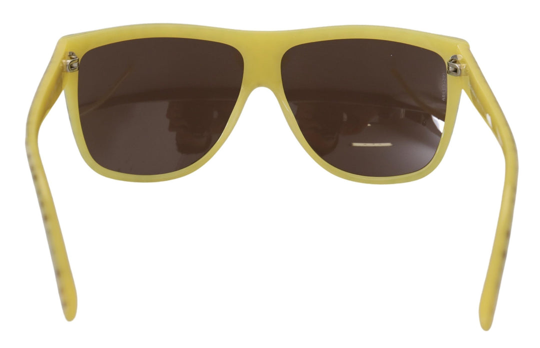 Dolce & Gabbana Yellow Stars Acetate Square Shades DG4125 Sunglasses