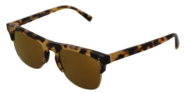 Dolce & Gabbana Brown Gold Acetate Havana DG430A Sunglasses