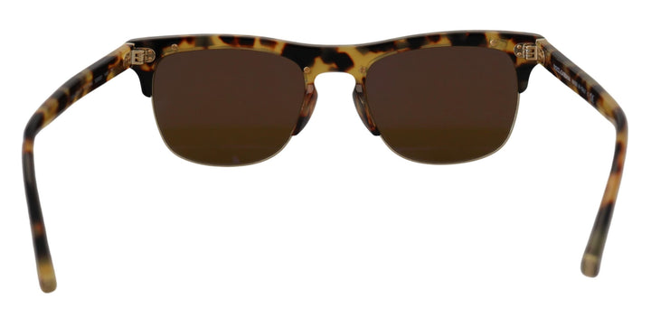 Dolce & Gabbana Brown Gold Acetate Havana DG430A Sunglasses