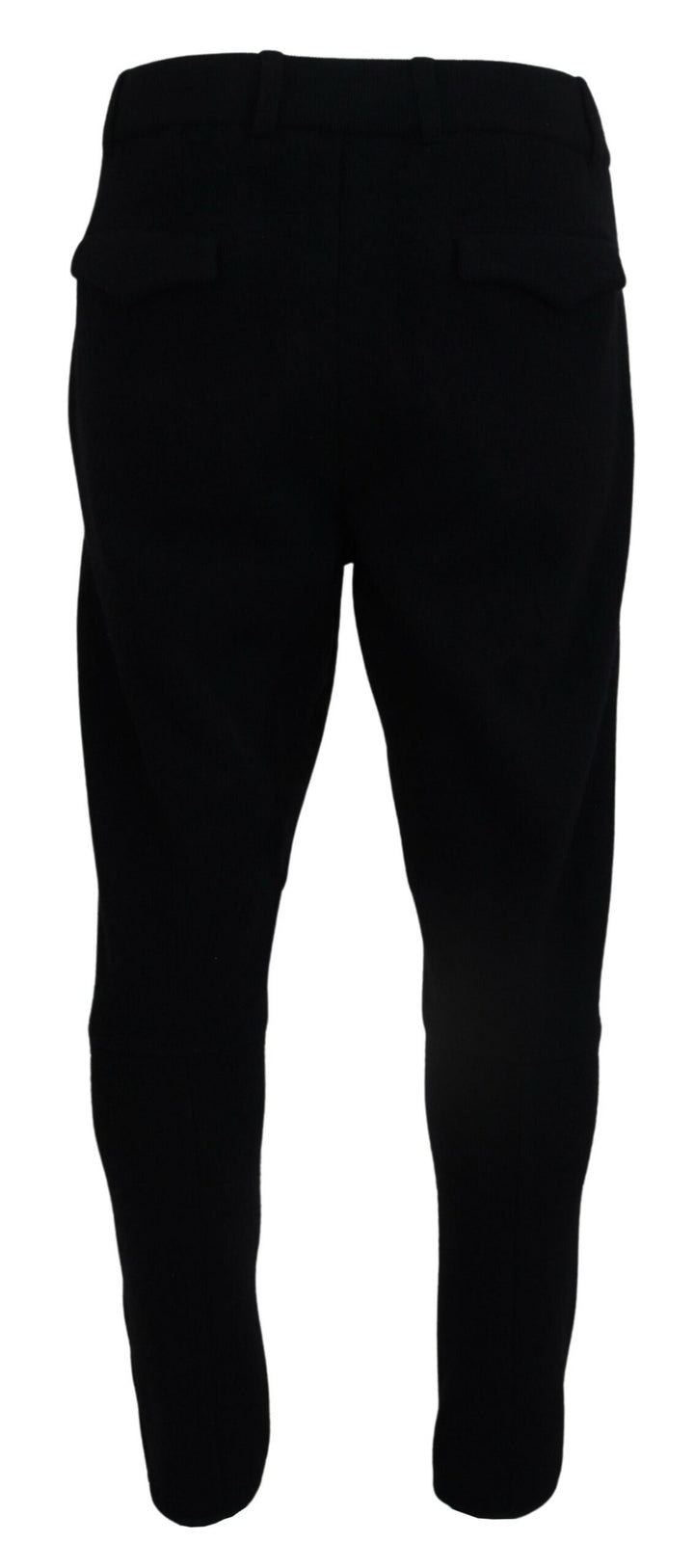 Dolce & Gabbana Black Solid Men Tapered Pants