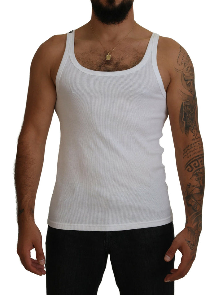 Dolce & Gabbana Cotton White Tank Sleeveless Underwear T-shirt