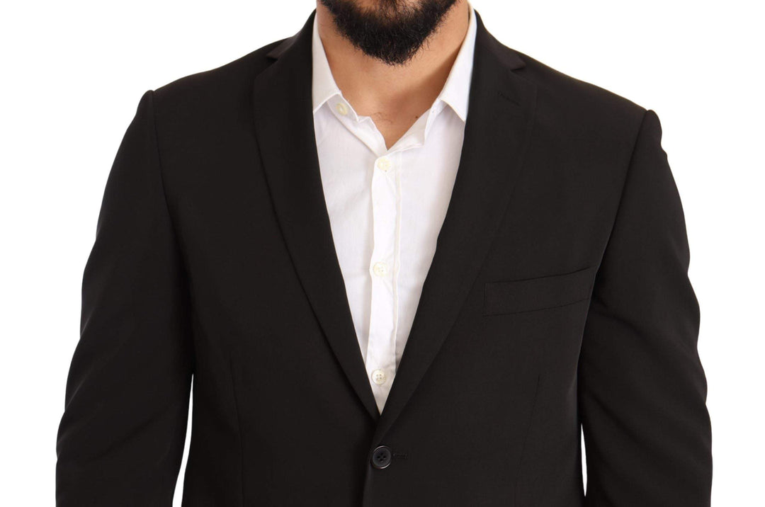 Domenico Tagliente Black Polyester Slim 2 Piece Set TAGLIENTE Suit #men, Black, Domenico Tagliente, feed-agegroup-adult, feed-color-Black, feed-gender-male, IT50 | L, Suits - Men - Clothing at SEYMAYKA