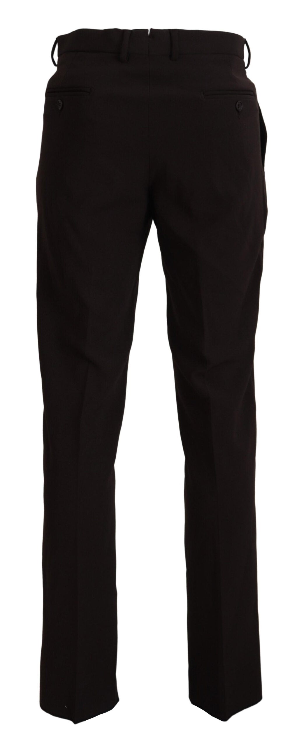 BENCIVENGA Brown Straight Fit Formal  Pants