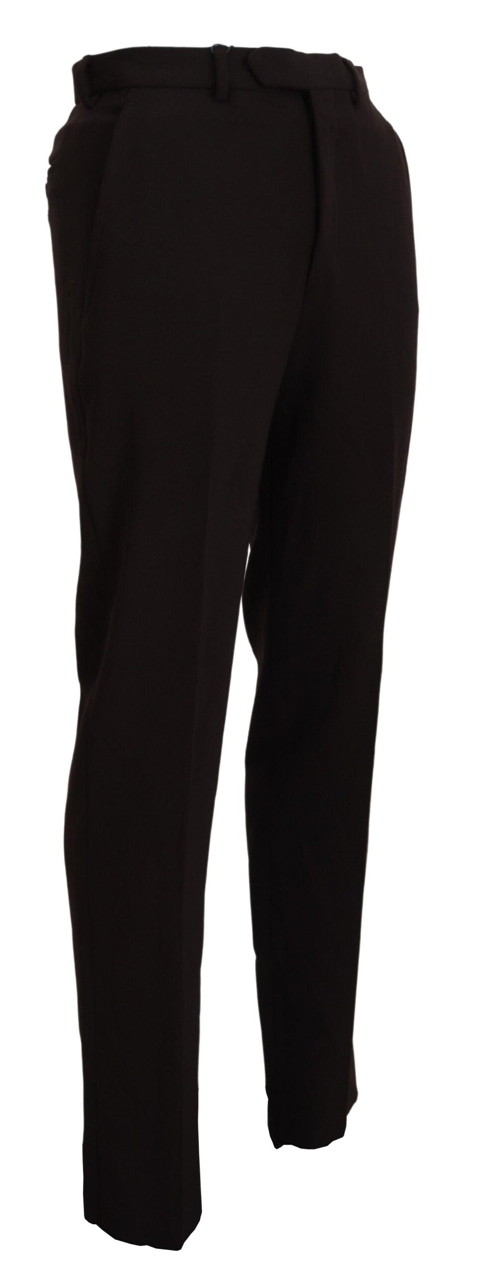 BENCIVENGA Brown Straight Fit Formal  Pants