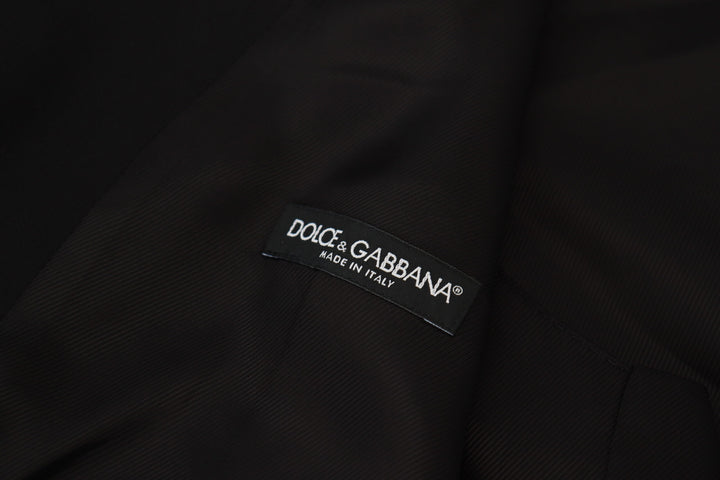 Dolce & Gabbana Black Jacket Vest 2 Piece MARTINI Blazer