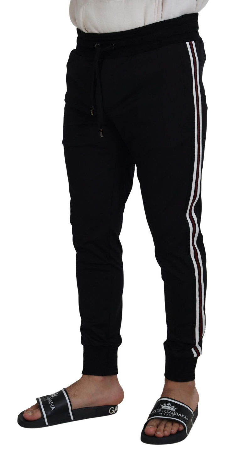 Dolce & Gabbana Black DG Print s Jogger Pants