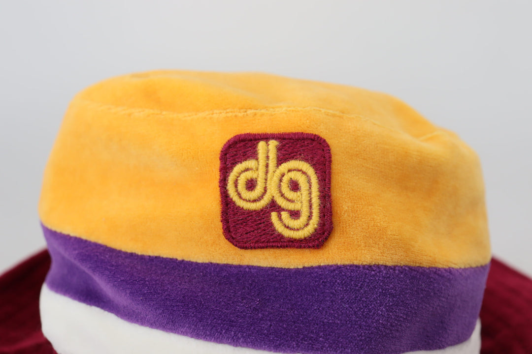 Dolce & Gabbana Multicolor DG Logo Cotton Blend Bucket Hat