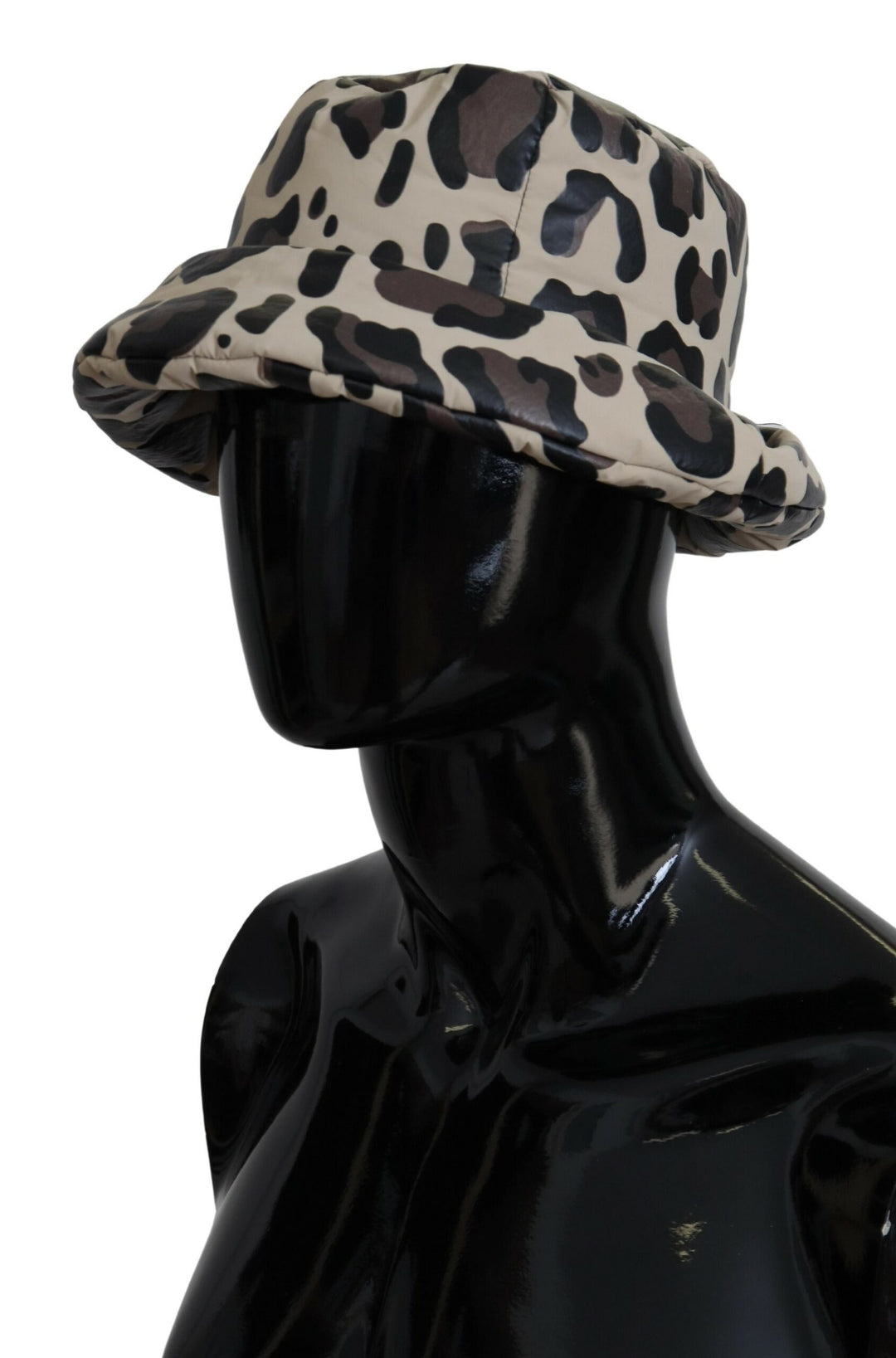 Dolce & Gabbana Multicolor Leopard Print Capello Men Bucket Cap Hat