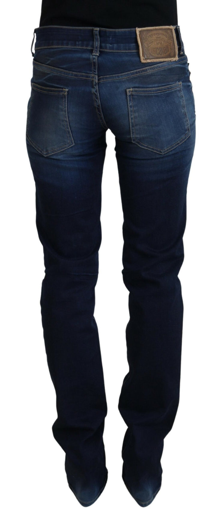 Blue Cotton Women Casual Denim Jeans