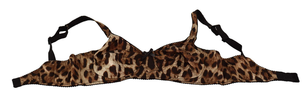 Dolce & Gabbana Brown Leopard  Bra Underwear Brown, Dolce & Gabbana, feed-1, IT1 | XS, IT2 | S, IT3 | M, IT4 | L, Underwear - Women - Clothing at SEYMAYKA