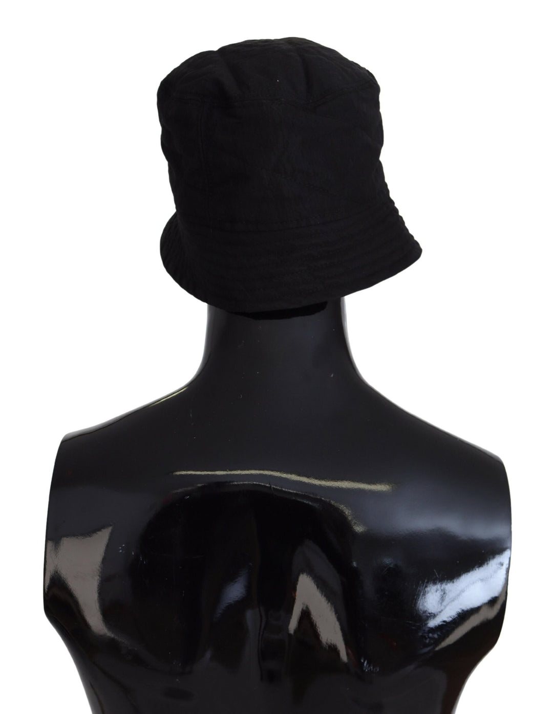 Dolce & Gabbana Black Nylon Women Bucket Cap Hat