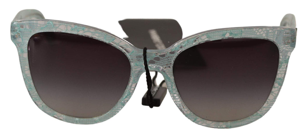 Dolce & Gabbana Blue Lace Crystal Acetate Butterfly DG4190 Sunglasses Blue, Dolce & Gabbana, feed-agegroup-adult, feed-color-Blue, feed-gender-female, Sunglasses for Women - Sunglasses at SEYMAYKA