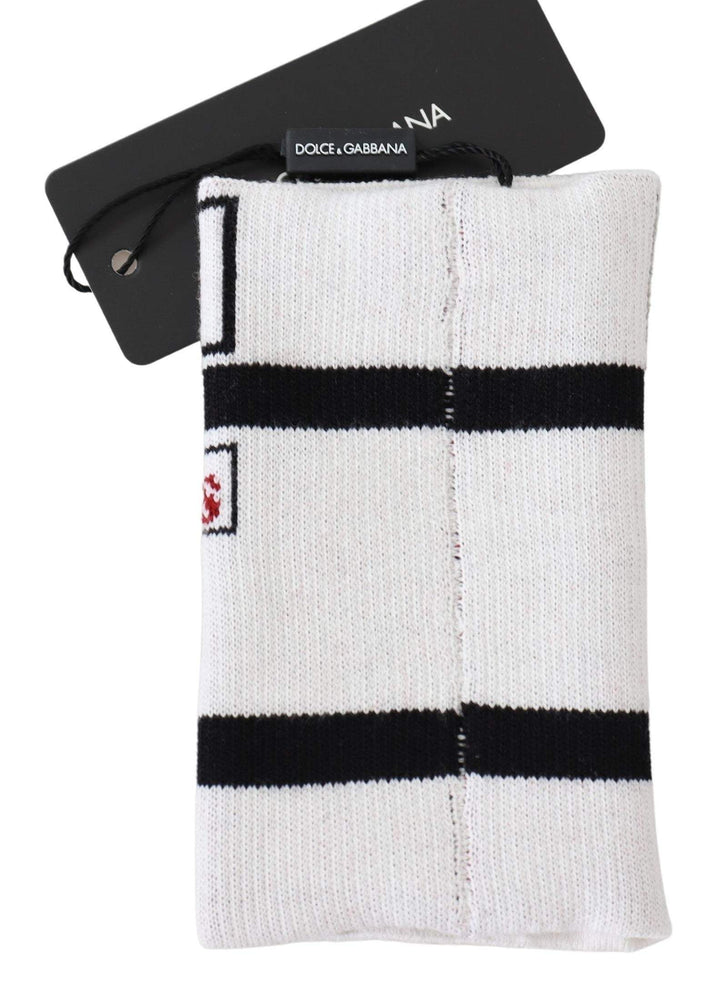 Dolce & Gabbana Multicolor Wool Knit D&G Love Wristband Wrap #men, Accessories - New Arrivals, Dolce & Gabbana, feed-agegroup-adult, feed-color-Multicolor, feed-gender-male, Gloves - Men - Accessories, Multicolor at SEYMAYKA