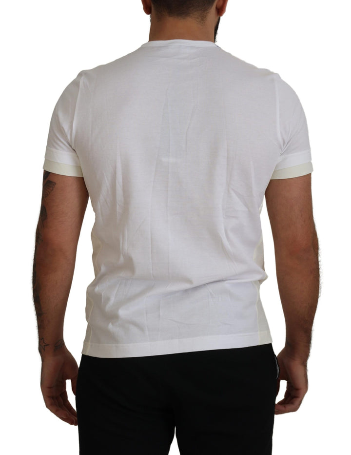 Dolce & Gabbana White Flap Pocket Short Sleeves T-shirt