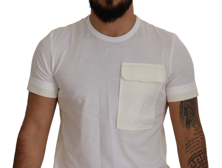 Dolce & Gabbana White Flap Pocket Short Sleeves T-shirt