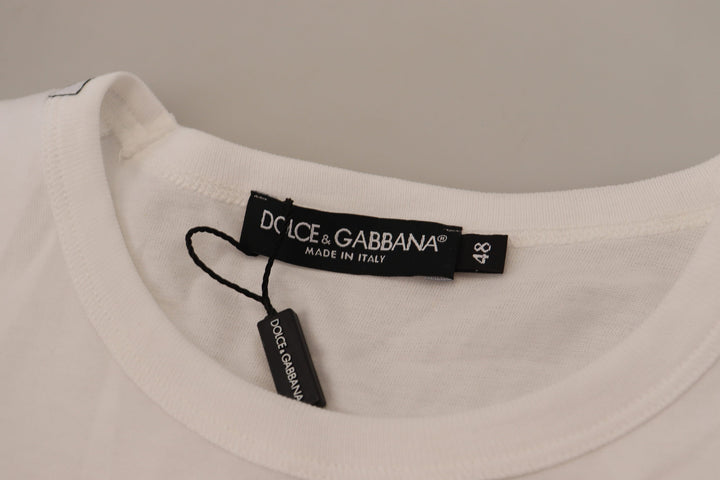 Dolce & Gabbana White Flap Pocket Short Sleeves T-shirt