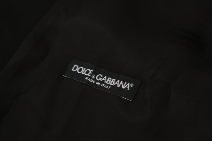 Dolce & Gabbana Black Jacket Vest 2 Piece MARTINI Blazer