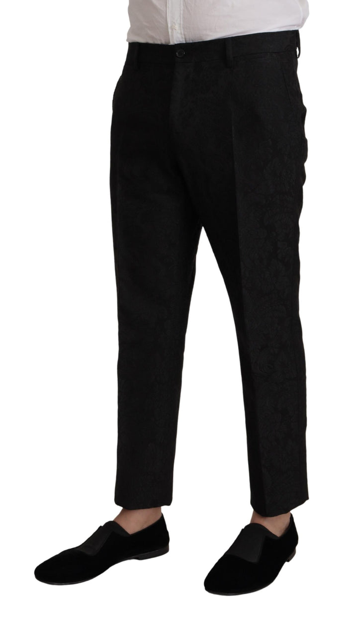 Dolce & Gabbana Black Polyester Formal 2 Piece MARTINI Suit