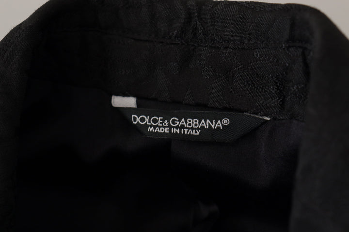 Dolce & Gabbana Black Polyester Formal 2 Piece MARTINI Suit