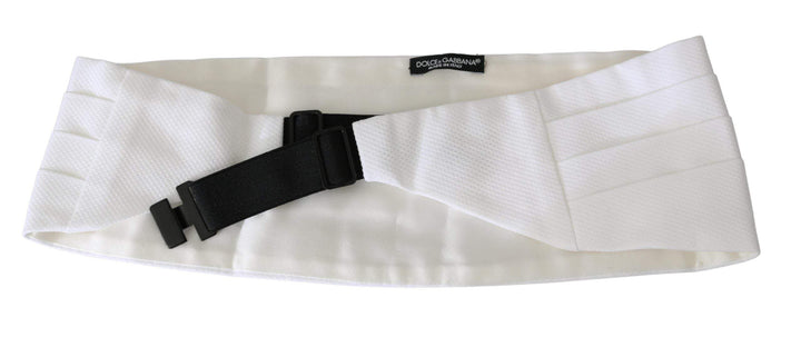 Dolce & Gabbana White Men Waist Belt Cotton Cummerbund #men, Brand_Dolce & Gabbana, Catch, Cummerbund - Men - Accessories, Dolce & Gabbana, feed-agegroup-adult, feed-color-white, feed-gender-male, feed-size-IT44 | S, feed-size-IT48 | M, feed-size-IT50 | L, feed-size-IT52 | XL, feed-size-IT54 | XXL, feed-size-IT56 | XXL, Gender_Men, Handbags - New Arrivals, IT50 | L, IT52 | XL, IT54 | XXL, IT56 | XXL, Kogan, White at SEYMAYKA