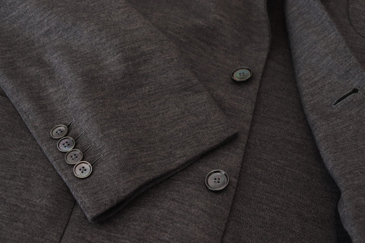 Dolce & Gabbana Gray Wool Stretch Slim Fit Jacket Blazer