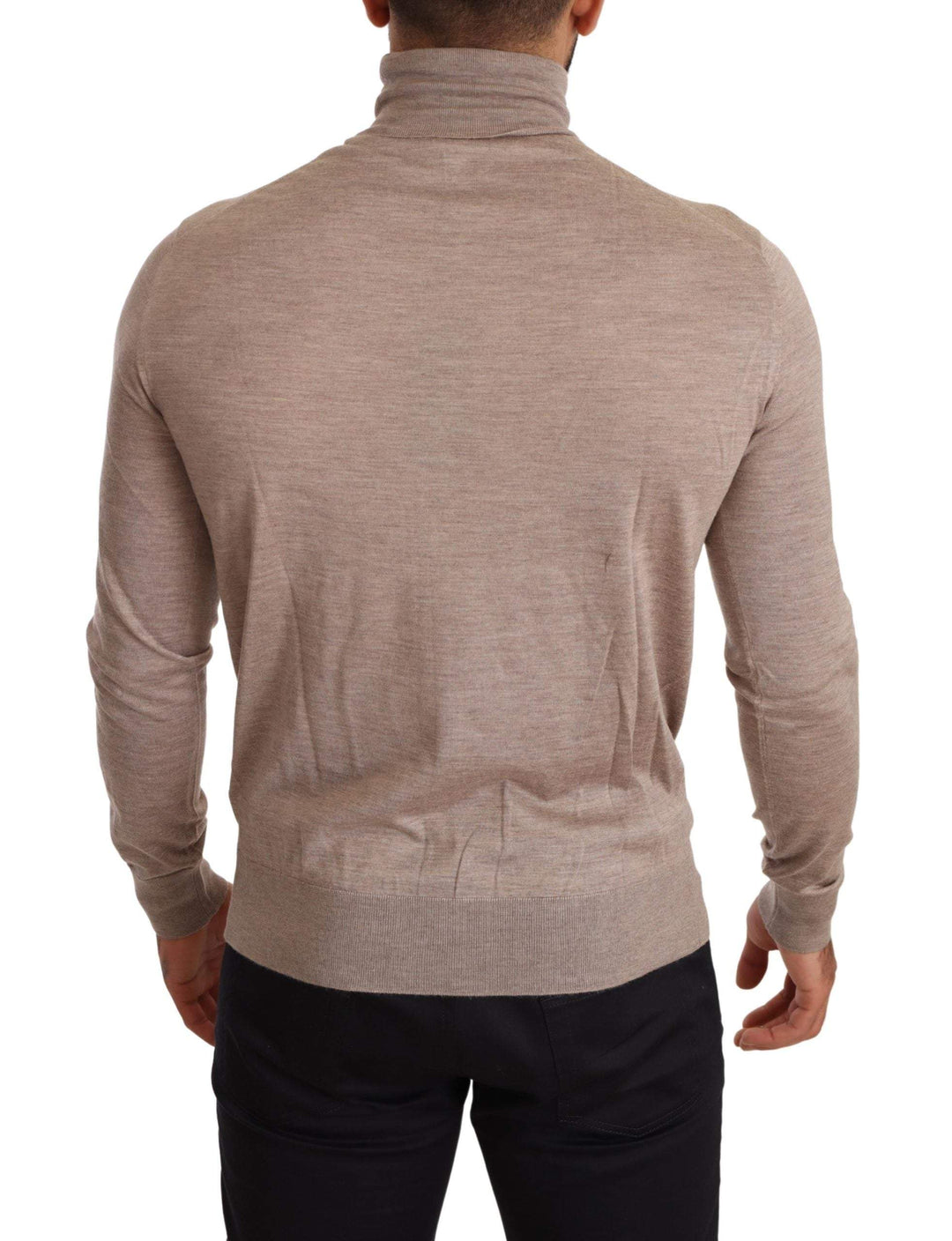 Dolce & Gabbana Beige Cashmere Turtleneck Pullover Sweater #men, Beige, Dolce & Gabbana, feed-agegroup-adult, feed-color-Beige, feed-gender-male, IT46 | S, IT48 | M, IT50 | L, Sweaters - Men - Clothing at SEYMAYKA