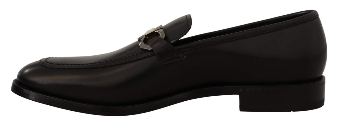 Salvatore Ferragamo Black Calf Leather Moccasin Formal Shoes #men, Black, EU39.5/US5.5, EU40.5/US6.5, EU40/US6, EU41.5/US7.5, EU41/US7, EU42/US8, EU43.5/US9.5, EU43/US9, feed-1, Formal - Men - Shoes, Men - New Arrivals, Salvatore Ferragamo, Shoes - New Arrivals at SEYMAYKA