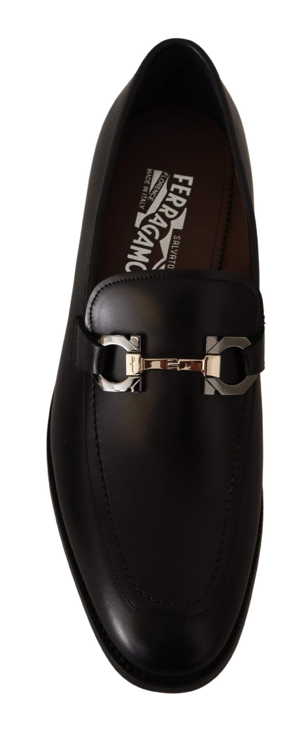 Salvatore Ferragamo Black Calf Leather Moccasin Formal Shoes #men, Black, EU39.5/US5.5, EU40.5/US6.5, EU40/US6, EU41.5/US7.5, EU41/US7, EU42/US8, EU43.5/US9.5, EU43/US9, feed-1, Formal - Men - Shoes, Men - New Arrivals, Salvatore Ferragamo, Shoes - New Arrivals at SEYMAYKA