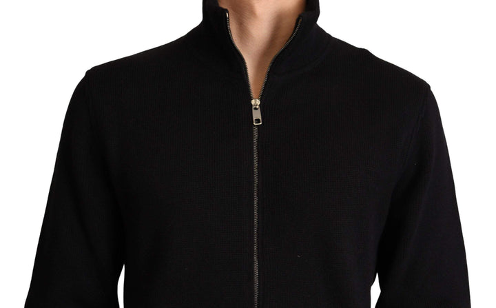 Dolce & Gabbana Black Cashmere Zipper Mens Sweater #men, Black, Dolce & Gabbana, feed-agegroup-adult, feed-color-Black, feed-gender-male, IT44 | XS, IT46 | S, IT48 | M, IT52 | L, IT54 | XL, Sweaters - Men - Clothing at SEYMAYKA