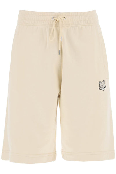 Maison kitsune "oversized sporty bermuda shorts with bold-0