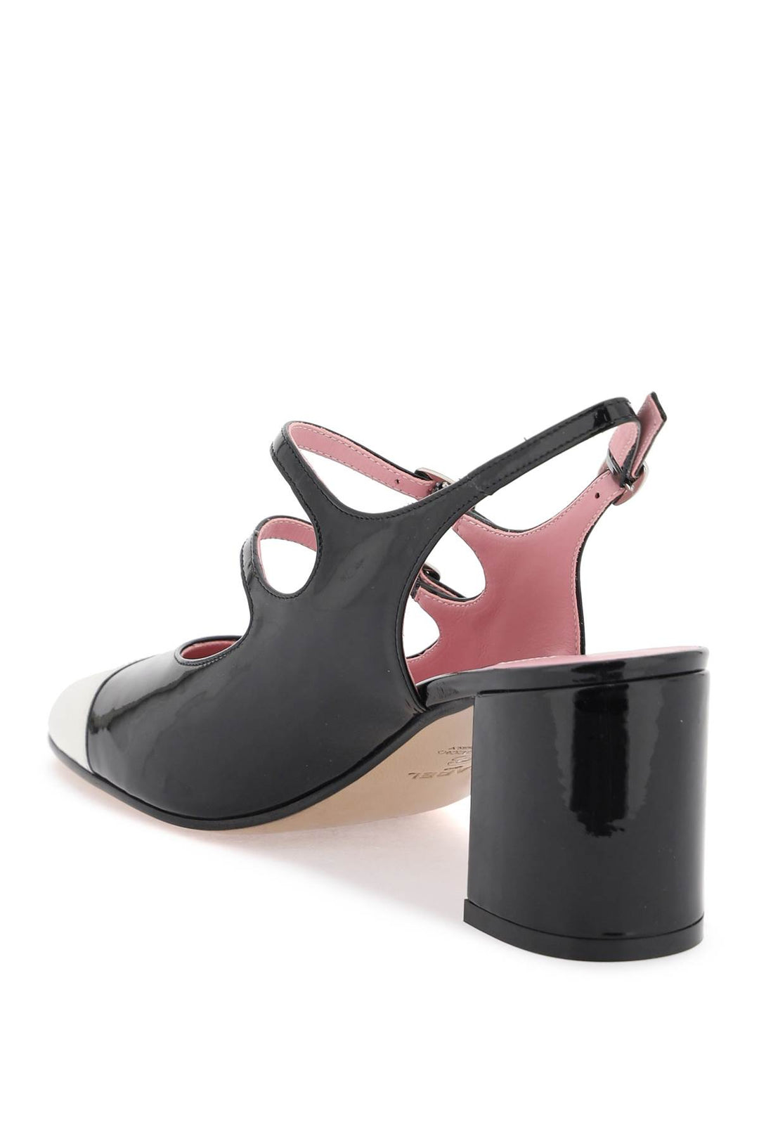 Carel patent leather papaya slingback mary jane-2