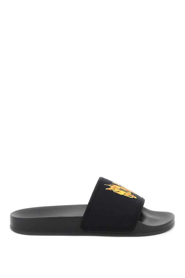 Palm angels burning monogram slides-0