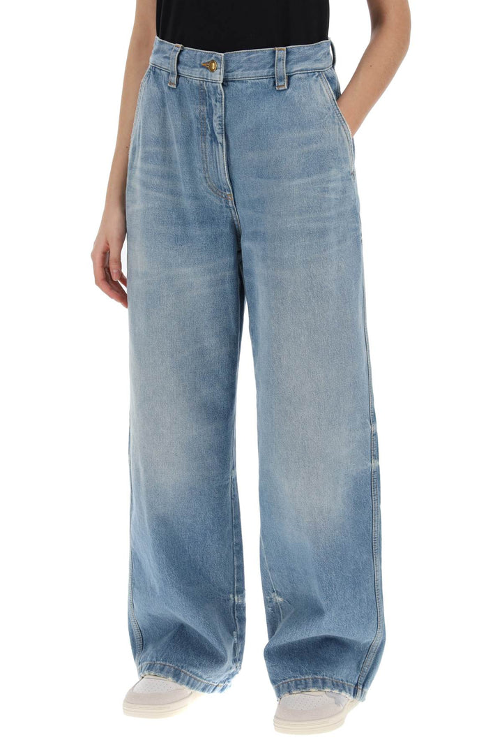 Palm angels wide leg jeans-3