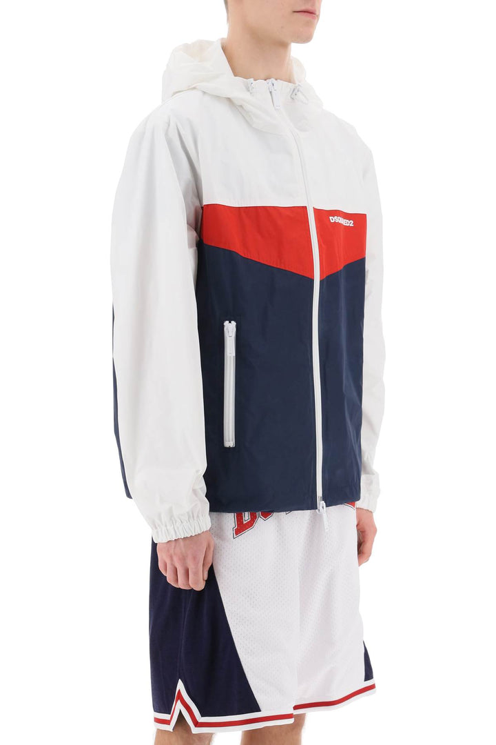 Dsquared2 color block windbreaker jacket-1