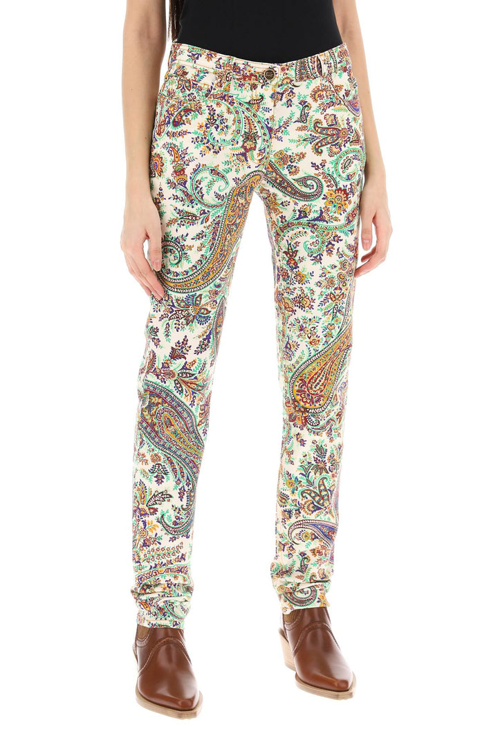 Etro jeans con motivo paisley-1