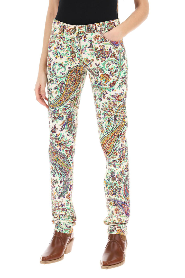 Etro jeans con motivo paisley-3