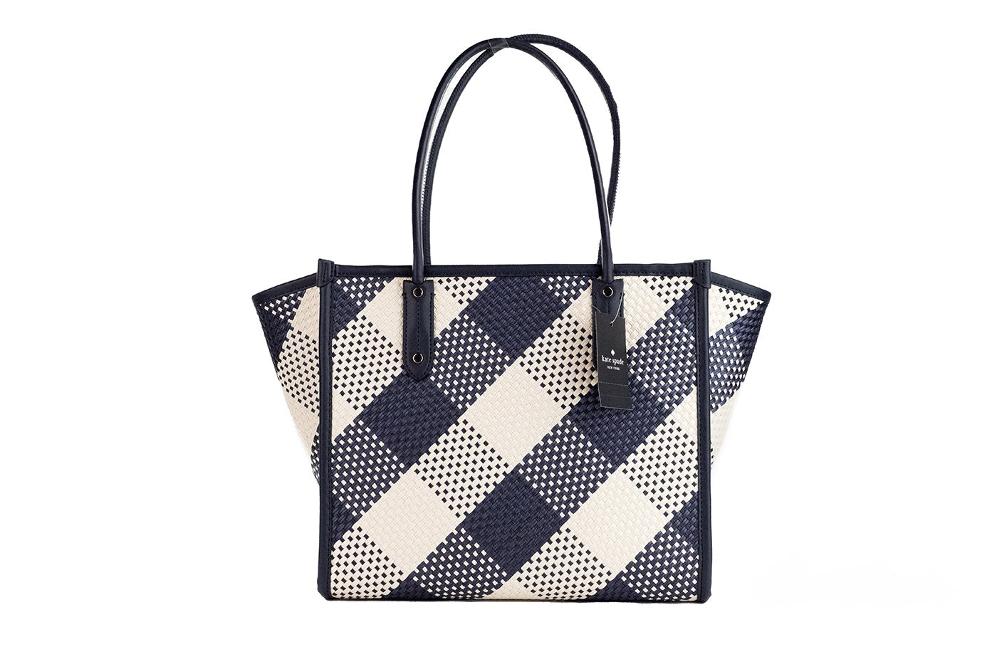 Kate Spade gingham tote orders bag